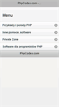 Mobile Screenshot of phpcodex.com